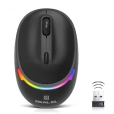Мишка бездротова REAL-EL RM-440W Black