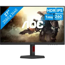 Монiтор 27" AOC Q27G4ZR Black/Red