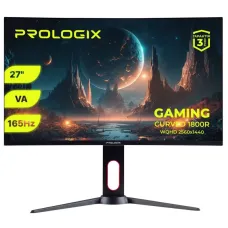 Монітор Prologix Gaming 27" GM2724CQP VA Black Curved 165Hz