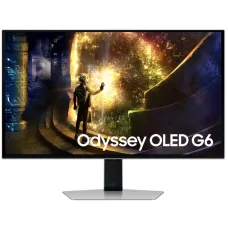 Монiтор Samsung 27" Odyssey G6 LS27DG612S (LS27DG612SIXCI) OLED Silver 240Hz