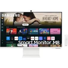 Монiтор Samsung 32" Smart Monitor M8 (LS32DM801UIXUA) VA White