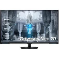 Монiтор Samsung 43" Odyssey Neo G7 Smart (LS43CG700NIXUA) VA Black/White