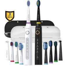 Набір зубних щіток Pecham Black and White Travel Set PC-084 (0290119010100)