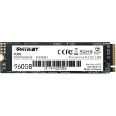 Накопичувач SSD 960GB Patriot P310 M.2 2280 PCIe NVMe 3.0 x4 TLC (P310P960GM28)