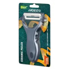 Овочечистка керамічна Ardesto AR2101DB, кераміка, пластик