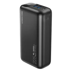 Повербанк XO PR200 - 30000 mAh PD20W + QC22.5W Black