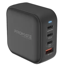 Зарядний пристрій Promate GaNPort4-100PD 100W Black (ganport4-100pd.black)
