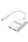 Адаптер Promate Lightning - 2xLightning (M/F) MediaLink-i2i White