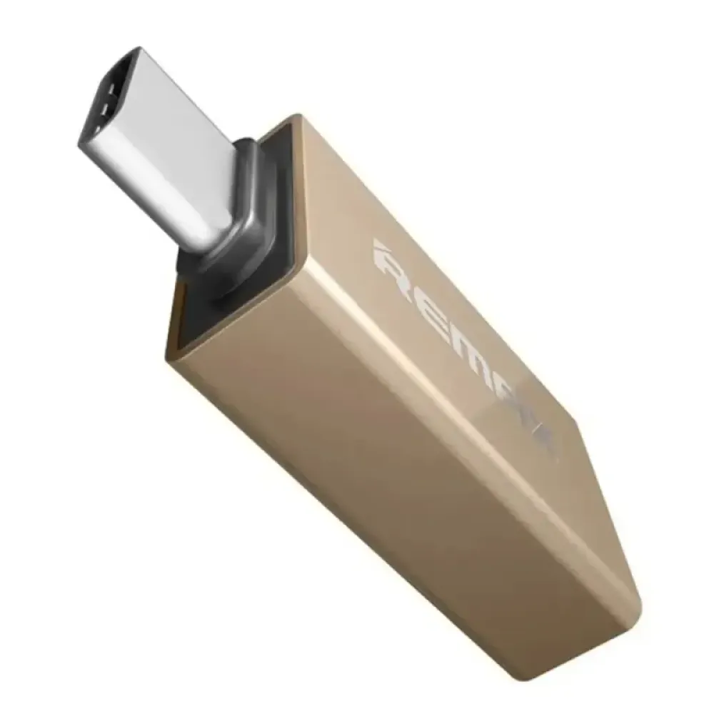Адаптер Remax Glance USB-USB Type-C RA-OTG1 Gold