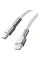 Кабель Baseus Cafule Metal USB-C-Lightning, 1м White