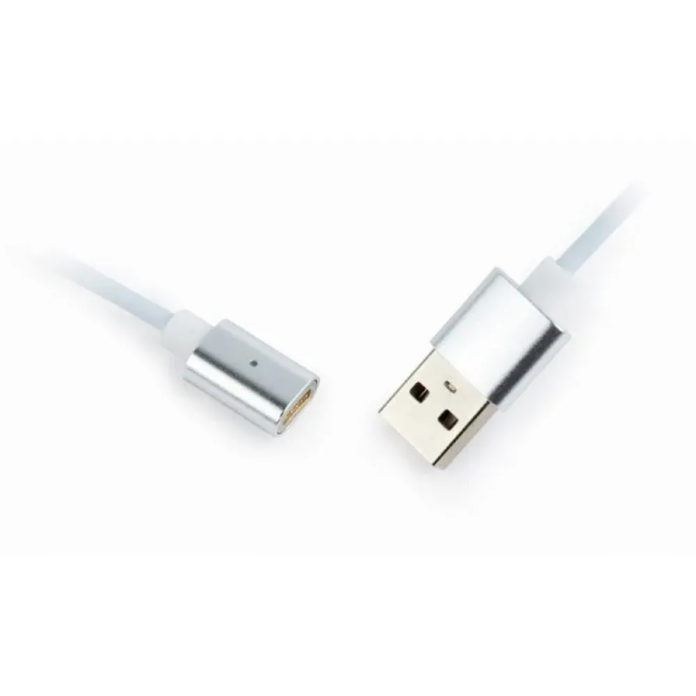 Кабель Cablexpert USB - Lightning + micro USB + USB Type-C (M/M), 1 м, сріблястий
