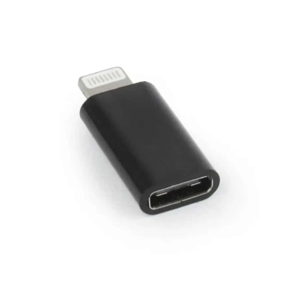 Адаптер Cablexpert USB Type-C - Lightning (F/M) Black
