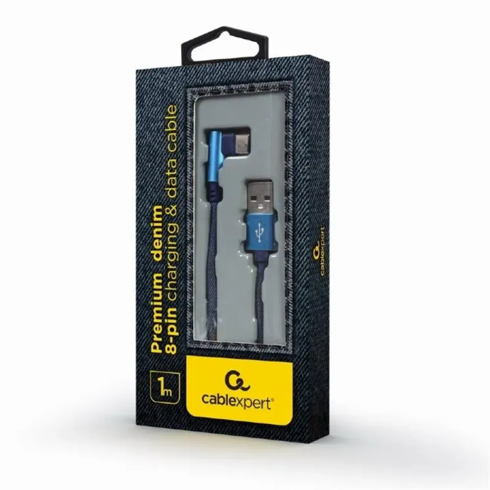 Кабель Cablexpert USB - USB Type-C V 2.0 (M/M), преміум, 1 м, синій (CC-USB2J-AMCML-1M-BL)