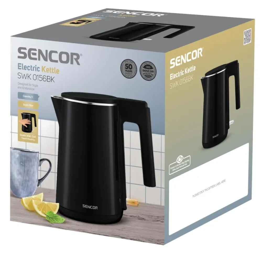 Електрочайник Sencor SWK 0156BK