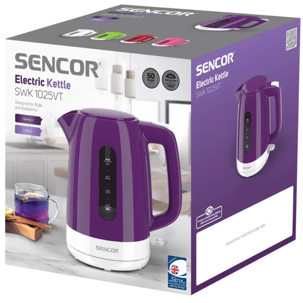 Електрочайник Sencor SWK 1025VT
