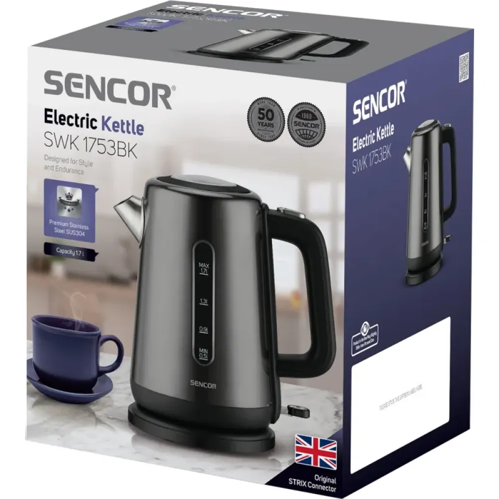 Електрочайник Sencor SWK 1753BK