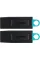 Флеш-накопичувач USB3.2 64GB Kingston DataTraveler Exodia Black/Blue 2 Pieces (DTX/64GB-2P)