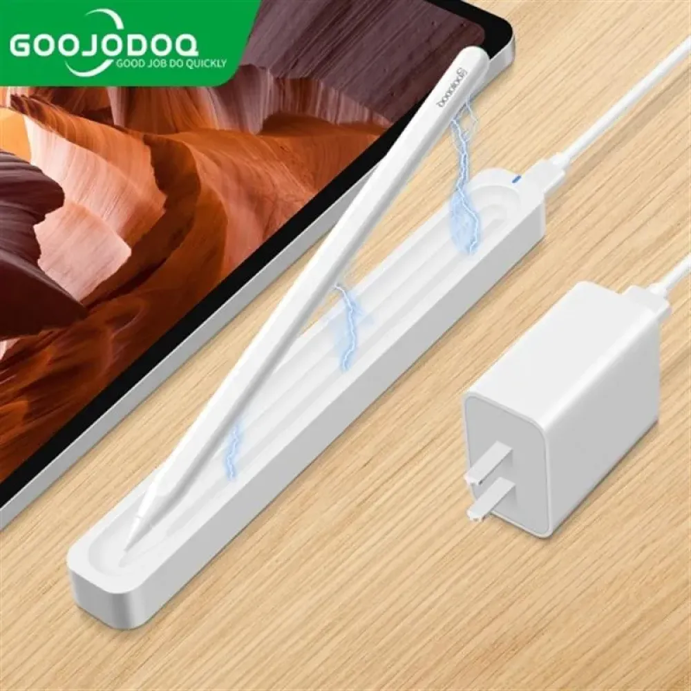 БЗП Goojodoq для стилуса Apple Pencil 2 GD13 Wireless Magnetic Type-C White