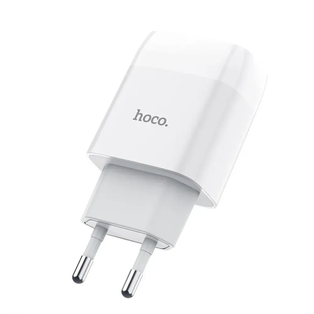 Зарядний пристрій Hoco C72A Glorious (1USB, 2.1А) White