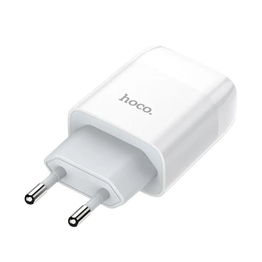 Зарядний пристрій Hoco C72A Glorious (1USB, 2.1А) White