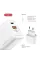 Мережевий зарядний пристрій Intaleo TCG30GAN USB-C PD+USB-A QC 3.0 White