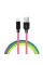 Кабель ColorWay USB - Lightning (M/M), 2.4 А, 1 м, Multicolor (CW-CBUL016-MC)