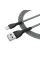 Кабель ColorWay USB - Lightning (M/M), braided cloth, 3 А, 1 м, Gray (CW-CBUL041-GR)