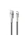 Кабель ColorWay USB - Lightning (M/M), metal head, 2.4 А, 1 м, Black (CW-CBUL046-BK)