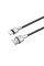 Кабель ColorWay USB - Lightning (M/M), metal head, 2.4 А, 1 м, Black (CW-CBUL046-BK)