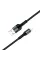 Кабель ColorWay USB - Lightning (M/M), nylon, 2.4 А, 1 м, Black (CW-CBUL045-BK)