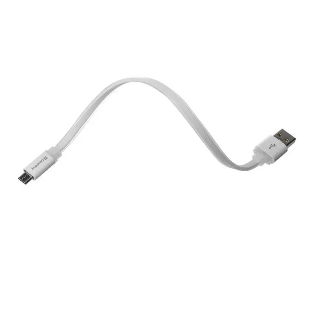 Кабель ColorWay USB - micro USB (M/M), 0.25 м, White