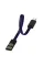 Кабель ColorWay USB - micro USB (M/M), 2.4 А, 0.22 м, Blue (CW-CBUM022-BL)