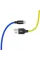 Кабель ColorWay USB - micro USB (M/M), 2.4 А, 1 м, Blue/Yellow (CW-CBUM052-BLY)