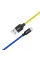 Кабель ColorWay USB - micro USB (M/M), 2.4 А, 1 м, Blue/Yellow (CW-CBUM052-BLY)