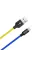 Кабель ColorWay USB - micro USB (M/M), 2.4 А, 1 м, Blue/Yellow (CW-CBUM052-BLY)