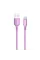 Кабель ColorWay USB - micro USB (M/M), soft silicone, 2.4 А, 1 м, Purple (CW-CBUM044-PU)