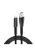 Кабель ColorWay USB - micro USB (M/M), Zinc Alloy + Led, 2.4 А, 1 м, Black