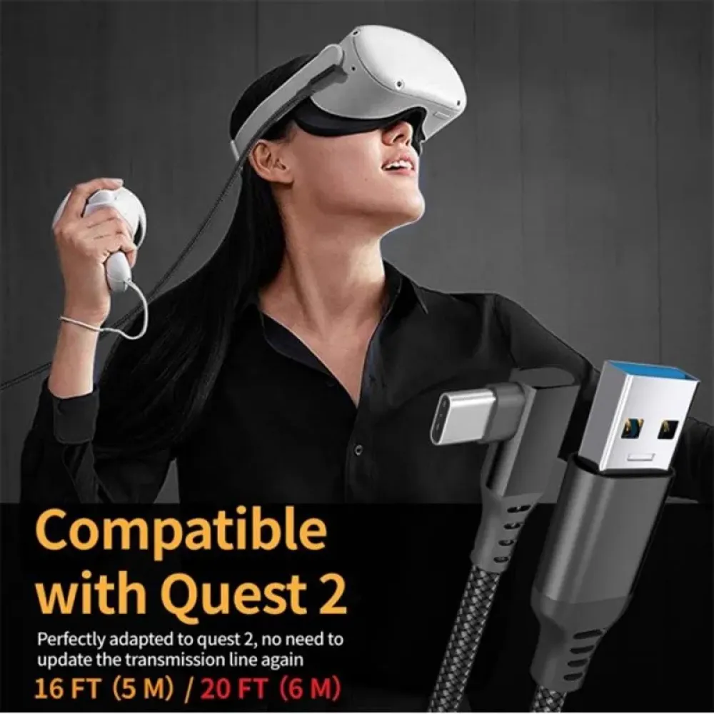 Кабель Gtwin Oculus Quest Gen2 Link VR USB Type-C