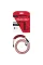 Кабель HyperX USB-A – USB-C, спіральний, 1.37 м Red/Black (6J677AA)