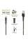Кабель Intaleo CBFLEXM3 USB - micro USB, 3 м, Black