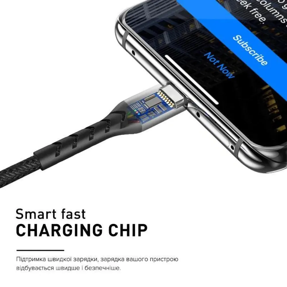 Кабель Luxe Cube Kevlar USB - USB Type-C