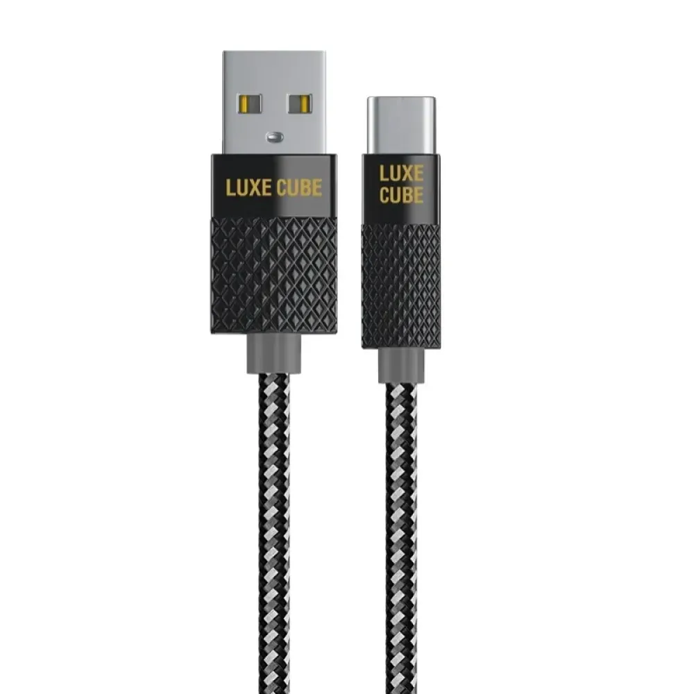 Кабель Luxe Cube Premium USB - USB Type-C, 1 м, сірий