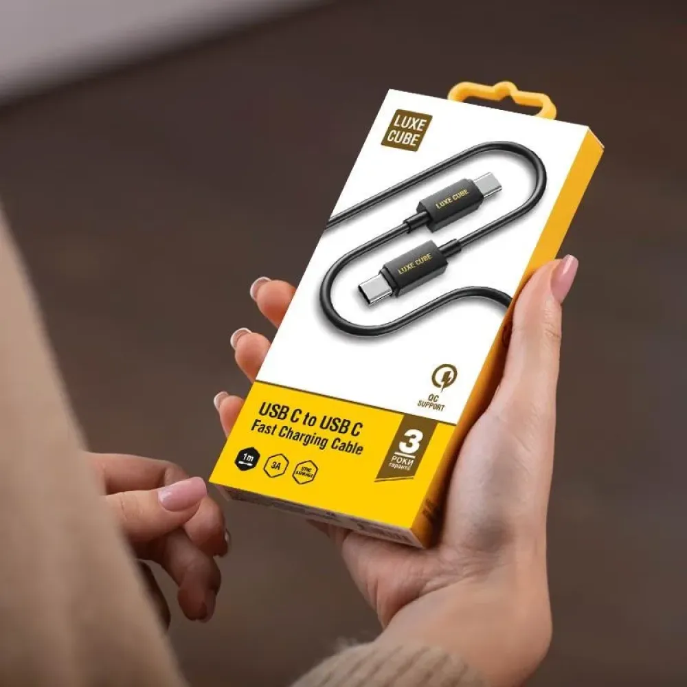 Кабель Luxe Cube USB Type C - USB Type C V 3.0