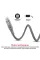 Кабель Promate USB - Lightning (M/M), 2.4 A, 1.2 м, NerveLink-i Grey