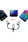 Кабель REAL-EL Premium 3in1 USB - Lightning + micro USB + USB Type-C (M/M), 1 м, чорний