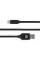 Кабель REAL-EL Premium Fabric USB - USB Type-C (M/M), 2 м, Black (EL123500047)