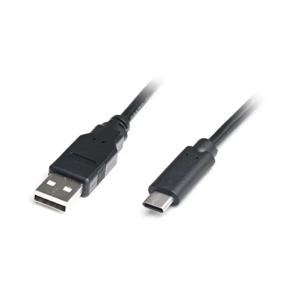 Кабель REAL-EL USB - USB Type-C V 2.0 (M/M), 1 м, чорний