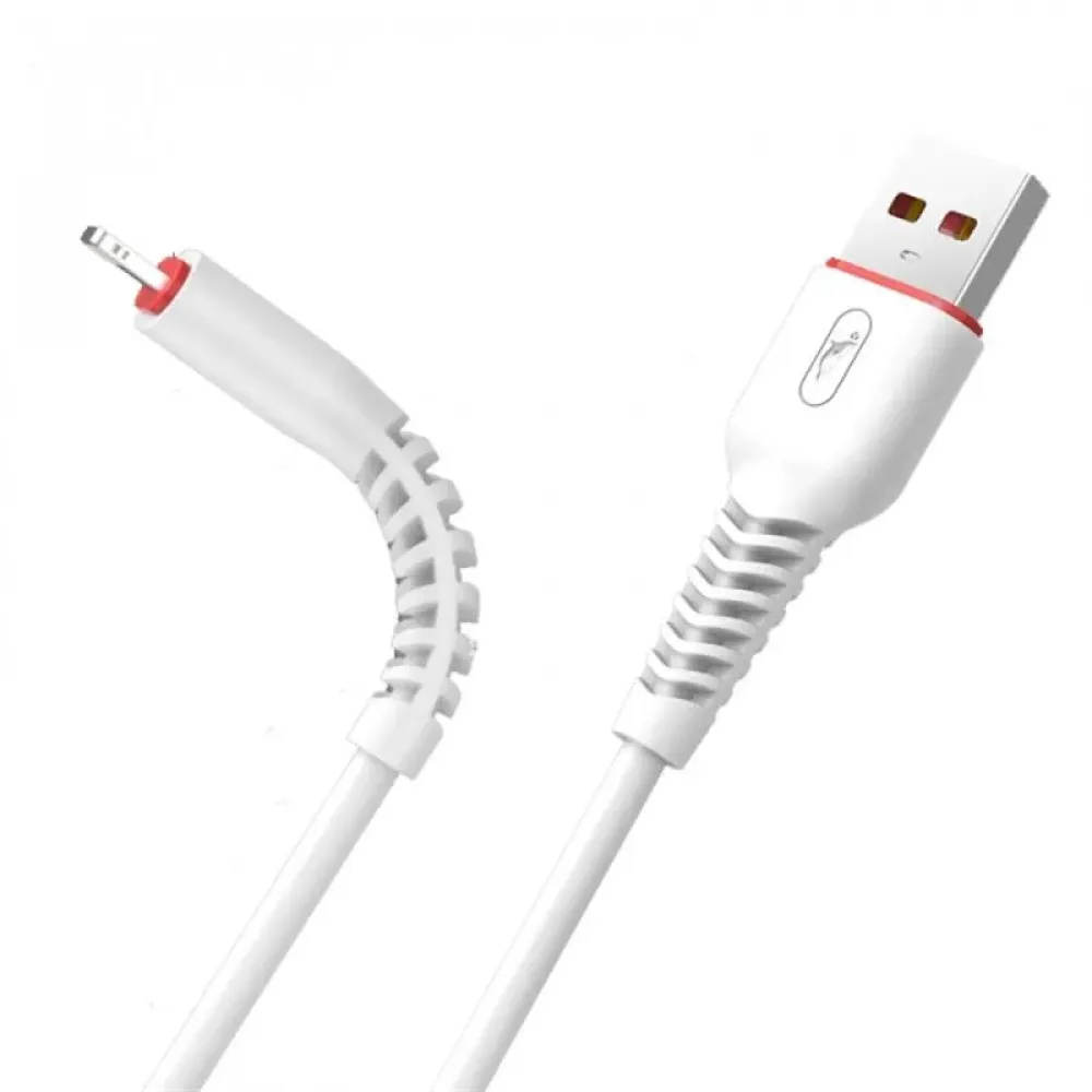 Кабель SkyDolphin S54T Soft USB - USB Type-C (M/M), 1 м, White