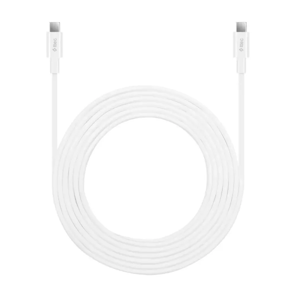Кабель Ttec USB Type-C - USB Type-C (M/M), 3 м, White (2DK48B)