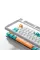 Клавіатура Aula Mechanical F2088 PRO White/Blue, plus 9 Orange keys KRGD blue